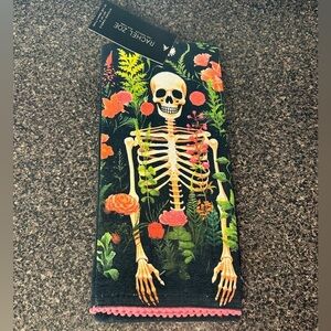 Halloween Rachel Zoe Set Of 3 Floral Halloween Kitchen Towels